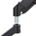 Mbajtës monitori Maclean MC-133, 17-32", gas spring, i zi