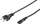 Kabull rryme MicroConnect PE030710, CEE 7/16 në C7, 1m, i zi
