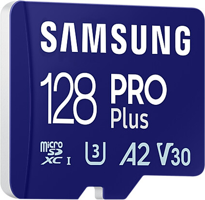 Kartë memorie Samsung PRO Plus UHS-I U3 (Class 10) Micro SDXC 128GB + SD