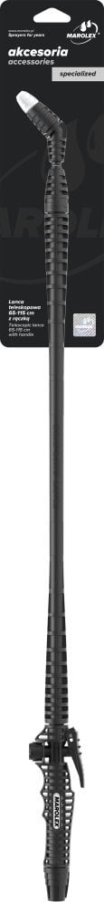 Lancë teleskopike Marolex Acid Line, 65-115 cm, me dorezë me valvul, e zezë