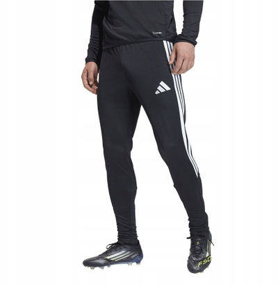 Pantallona trajnimi Adidas Tiro 24 League, slim fit, me xhepa me zinxhir, të zeza me të bardha