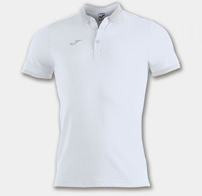 Bluzë polo Joma Bali II, poliester 65% pambuk 35%, e bardhë