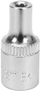 Nasadë Torx Rockforce E4, 1/4", metalik