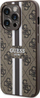 Mbulesë telefoni Guess GUHMP14XP4RPSW për iPhone 14 Pro Max, 4G Printed Stripes MagSafe, kafe