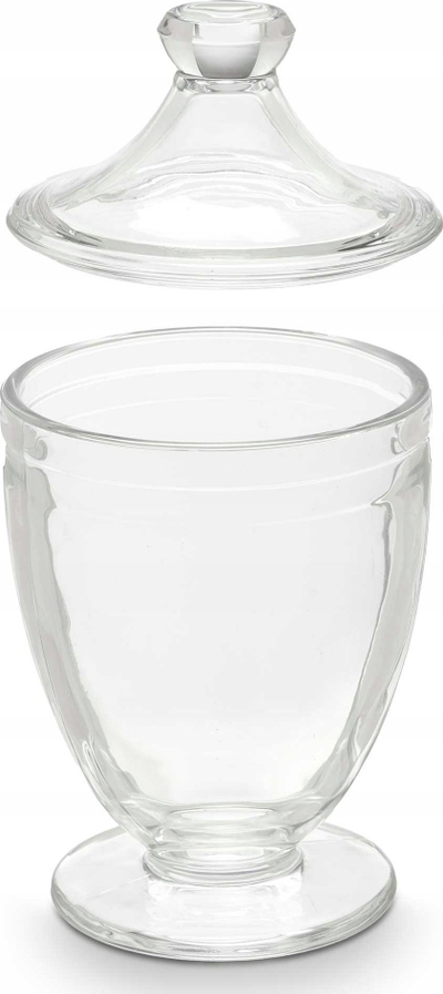 Kuti për ëmbëlsira Vivalto Medium, 12cm, kapak qelqi, transparente