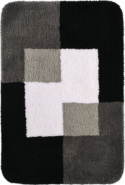 Тепих за бања RIDDER Coins 7103307, 60x90cm, против лизгање, сив
