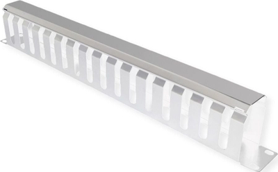 Kanaletë kabllosh 19" 1U Triton 40x60mm, gri e hapur
