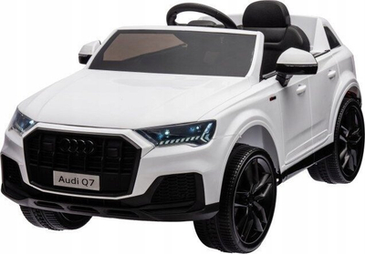 Makina elektrike për fëmijë Leantoys Audi Q7, me bateri, e bardhë
