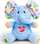 Lodër pelushi elefant Dumel Peekaboo, me zë, blu