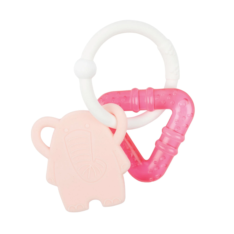 Loder dhëmbësh nga silikoni - 10 cm - Pink