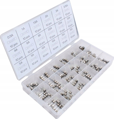 Set siguresash xhami ASTA A-TC521, 6x30mm, 0.5-30A, transparent