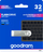 USB GoodRam UNO3, 32GB, metalik, e kuqe