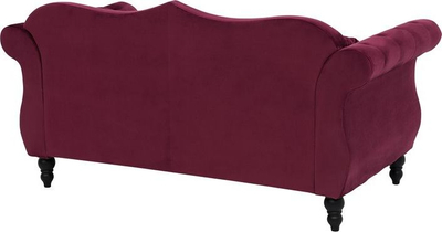 Divan Beliani Skien, 2 vendësh, kadife, burgundy