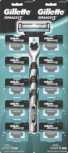 Koka zëvendsuese rroje Gillette Mach3, 3 tehe, 10 copë