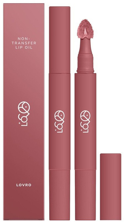 Vaj buzësh Lovro Non-Transfer Lip Oil, jo transferues, 1.75g, rozë