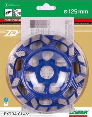 Disk diamant për beton Distar Grindex, 125mm, vrimë 22.23mm