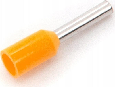 Ferulë e izoluar për kabllo, 0.5 mm, plastike, portokalli