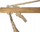 Karrige varëse Brazilian Hammock PROMIS HM150, mban 130 kg, kornizë druri 100 cm, bezhë