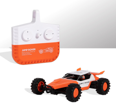 Makina lodër me telekomandë Sharper Image RC Jump Rover, me drita LED, e rikarikueshme, e kuqe