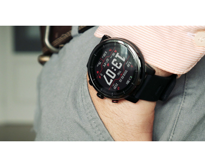 Orë e mençur Xiaomi Amazfit 2 Stratos, i zi
