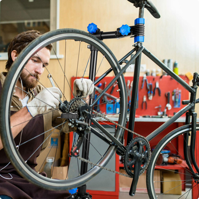 Stativ për servis biçiklete Humberg Bike Stand, mban deri 30 kg, lartësi e rregullueshme, ngjyrë e zezë