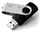 Flash Drive GoodRam UTS2, 32GB, i zi / argjendtë