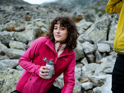 Shishe uji Elbrus Antila, 500 ml, silikon i palosshëm, gri