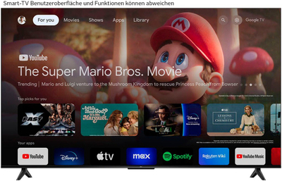 TV TCL 50V6BX1, 50", 4K Ultra HD, Google TV, i zi