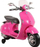 Scooter elektrik lodër Vespa GTS 5355, bateri 12V, me drita LED, rozë