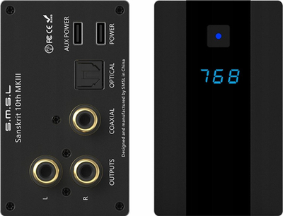 DAC SMSL Sanskrit 10th MK3, AK4493S, preamp, i zi