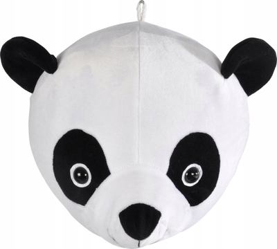 Jastëk dekorativ Douceur d'intérieur Panda, 20 x 20 cm, për fëmijë, i bardhë