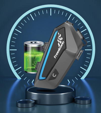 Kufje për motoçikletë FreedConn FX, Bluetooth, të zeza