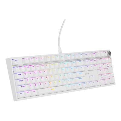 Tastierë gaming Genesis Thor 404, mekanike, RGB, e bardhë