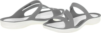 Sandale Crocs Swiftwater Sandal 203998-06X, nr 34/35, gri me të bardha