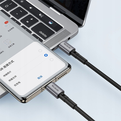 Kabllo karikimi Mcdodo Prism Strong, USB C në USB C, PD 65W, 1.5m, e zezë