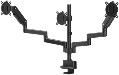Рака за монитор SOLID DM4310, за 3 монитори 13"-27", црна