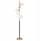 Lampë dyshemeje Glamy Dark, 160cm, metal edhe xham, e zezë