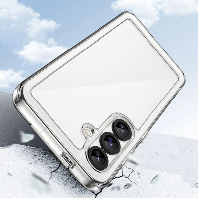 Mbrojtëse telefoni Hurtel Outer Space për Nothing Phone 3a Pro, kornizë xheli TPU, transparente