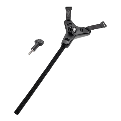 Mbajtëse për helmetë DJI Osmo Action Helmet Chin Mount, për Osmo Action dhe Action 3, me rripa të rregullueshëm, e zezë