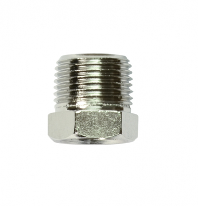 Reduktor metalik, 1/8" M, 1/4" F, ngjyrë argjendi