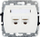 Prizë rrjeti Karlik GK-2, 2x RJ45 Cat.5e, e bardhë