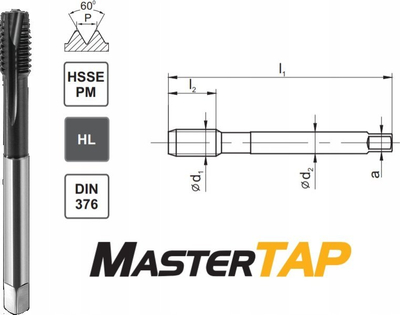 Filetues makinerie Fanar MasterTAP, M16x1.5, HSSE-PM