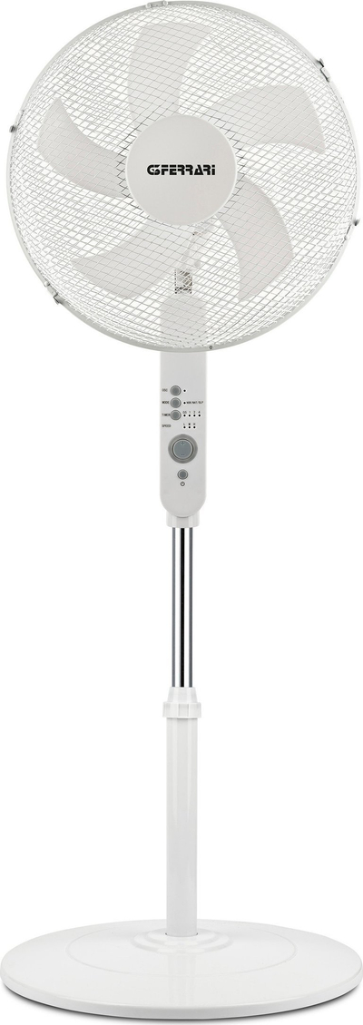 Ventilator në këmbë G3 Ferrari G50046 Libeccio Remote, 45W, 5 fletë, i bardhë
