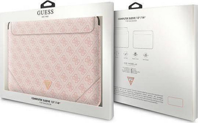 Hisë laptopi Guess GUCS14P4TP, 13/14", lëkurë ekologjike, rozë