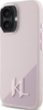 Mbulesë telefoni Karl Lagerfeld KLHMP16SSCMKMPCP, për iPhone 16 6.1", silikon, MagSafe, rozë