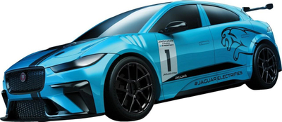 Сет модел автомобил Airfix Jaguar I-Peace Etrophy J6033, Quick Build, 40 делови, разнобоен