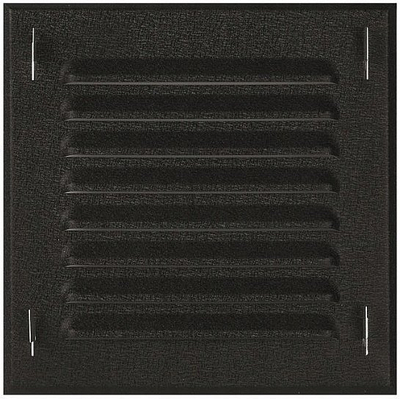 Капак за вентилација Awenta MTK, 14x14 cm, метален, црн