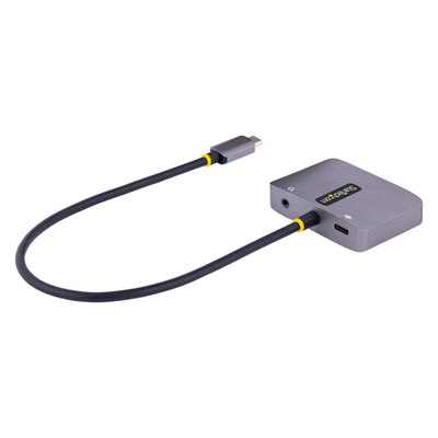 Видео адаптер StarTech USB-C во HDMI VGA, 4K 60Hz, сив