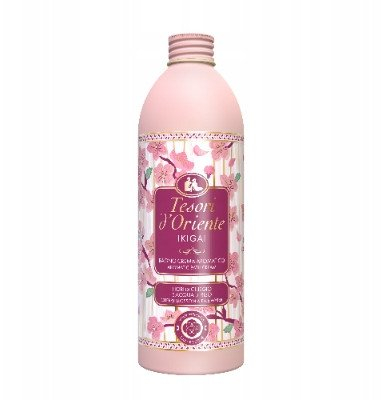 Krem banje Tesori d’Oriente Ikigai, lule qershie dhe ujë orizi, 500ml