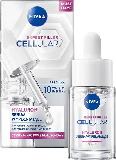 Serum fytyre Nivea Cellular Hyaluron Plumping, kundër rrudhave, hidratues, 30ml